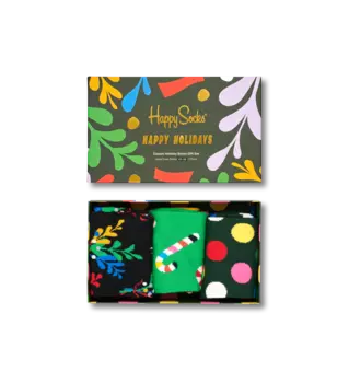 Носки Happy socks 3-Pack Holiday Socks Gift Set XMST08