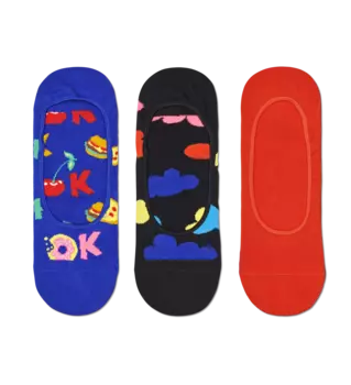 Носки Happy socks 3-Pack Its Ok Liner Sock ITS18