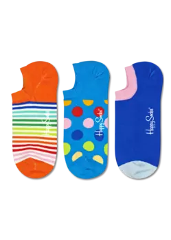 Носки Happy socks 3-Pack Mini Stripe No Show Sock MIS39