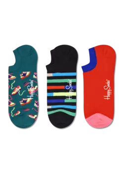 Носки Happy socks 3-Pack Run For It No Show Sock RFI39
