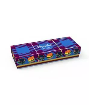 Носки Happy socks 4-Pack Navy Socks Gift Set XNAV09