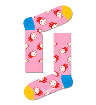 Носки Happy socks collaboration Distorted Smiley Sock SMY01