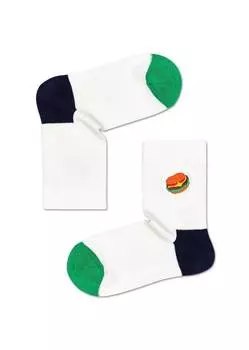 Носки Happy socks Kids Hamburger Embroidery Sock KBEHA01 1000