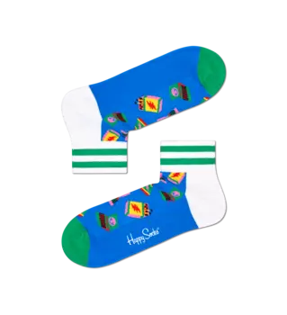 Носки Happy socks Matches 1/4 Crew Sock ATMAT13 6300