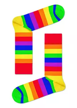 Носки Happy socks Pride Stripe Sock PR01 405