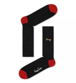 Носки Happy socks Ribbed Embroidery Lazer Quest Sock RELAZ01 9300