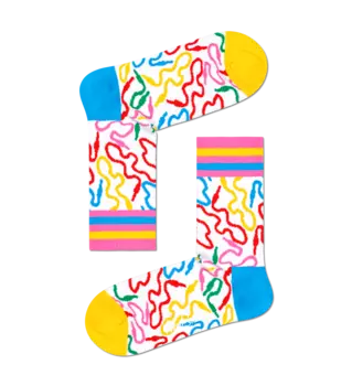 Носки Happy socks Wire 3/4 Crew Sock ATWIR14