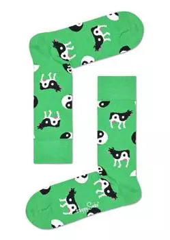Носки Happy socks Ying Yang Cow Sock YYC01 7300
