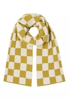 Шарф ETERNA, бело-зеленый