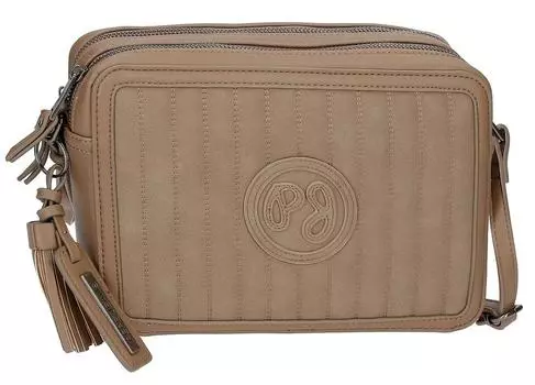 Женская сумка бочонок Pepe Jeans Bags, бежевая