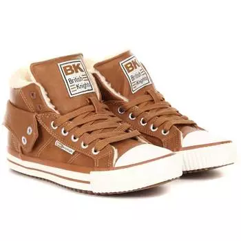 Высокие кеды British Knights(ROCO B42-3706-01), коньячные