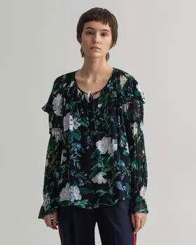 Женская блуза Gant, синяя