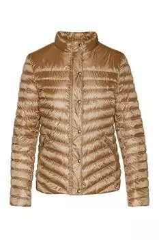 Женская куртка стеганая Gant, коричневая