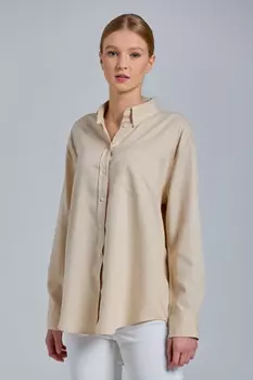 Женская рубашка Gant, бежевая