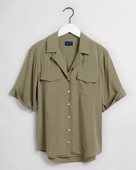 Женская рубашка Gant, хаки