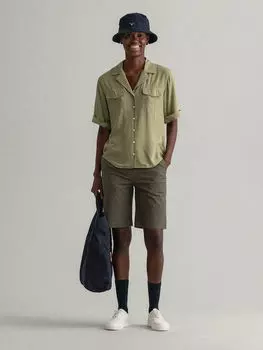 Женская рубашка Gant, хаки