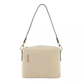 Женская сумка Maison Pourchet, бежевая