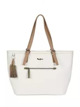 Женская сумка шоппер Pepe Jeans Bags, белая