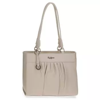 Женская сумка тоут Pepe Jeans Bags, бежевая