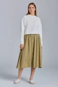 Женская юбка Gant, зеленая