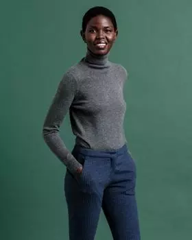 Женская водолазка Gant, серая