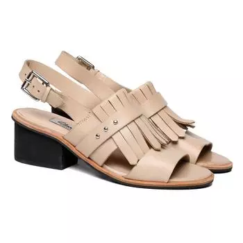 Женские босоножки Clarks, бежевые