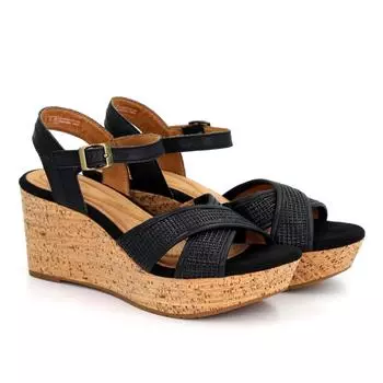 Женские босоножки Clarks, черные