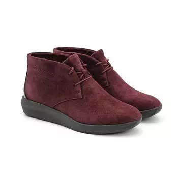 Женские ботинки Clarks, бордовые