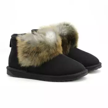 Женские ботинки из овчины (угги) EMU Australia, черные