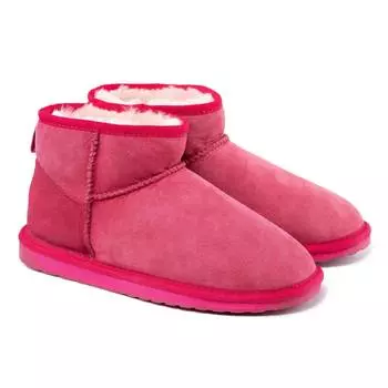 Женские ботинки из овчины (угги) EMU Australia, фуксия