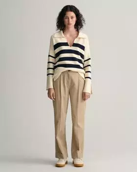 Женские брюки чинос Gant, коричневые