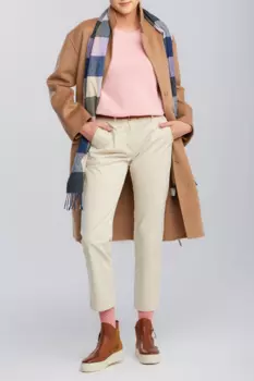 Женские брюки зауженные Gant, бежевые