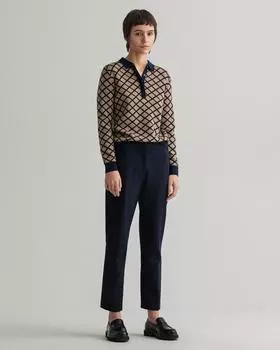 Женские брюки зауженные Gant, синие