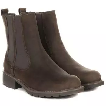 Женские челси Clarks, коричневые
