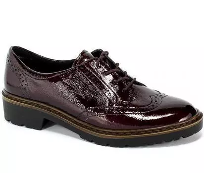 Женские дерби брогированные ARA(Richmond 12-16502-75), бордовые