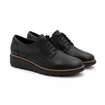 Женские дерби Clarks, черные