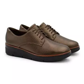 Женские дерби Clarks, коричневые