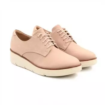 Женские дерби Clarks, розовые