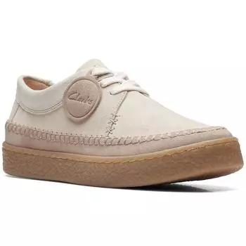 Женские кеды Clarks, бежевые