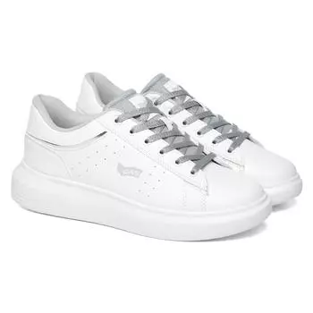 Женские кеды GAS, серебряные