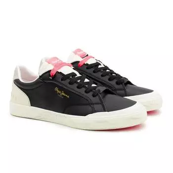 Женские кеды Pepe Jeans London (KENTON VINTAGE WOMAN PLS31285), черные