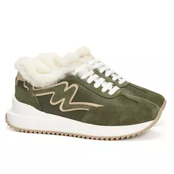 Женские кроссовки Bugatti, хаки