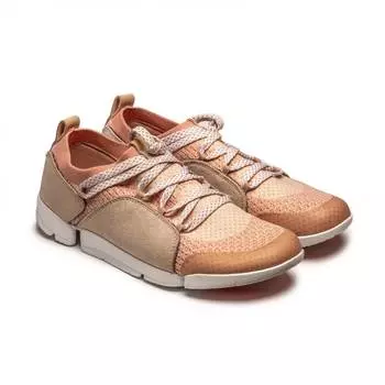 Женские кроссовки Clarks, розовые