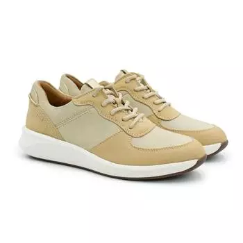 Женские кроссовки Clarks, бежевые