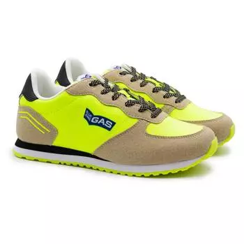 Женские кроссовки GAS (NIKY FLUO GAW213515), бежевые