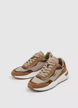 Женские кроссовки Pepe Jeans London (ARROW POP s_PLS31399), коричневые