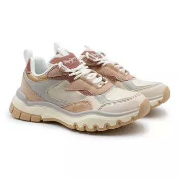 Женские кроссовки Pepe Jeans London (BANKSY LIGHT PLS31345), бежевые