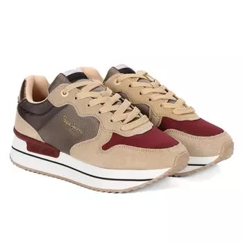 Женские кроссовки Pepe Jeans London, бежевые