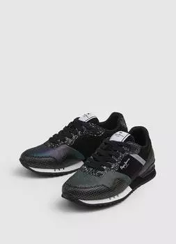 Женские кроссовки Pepe Jeans London (LONDON W QUEEN s_PLS31379), черные