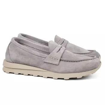 Женские лоферы Clarks, серые